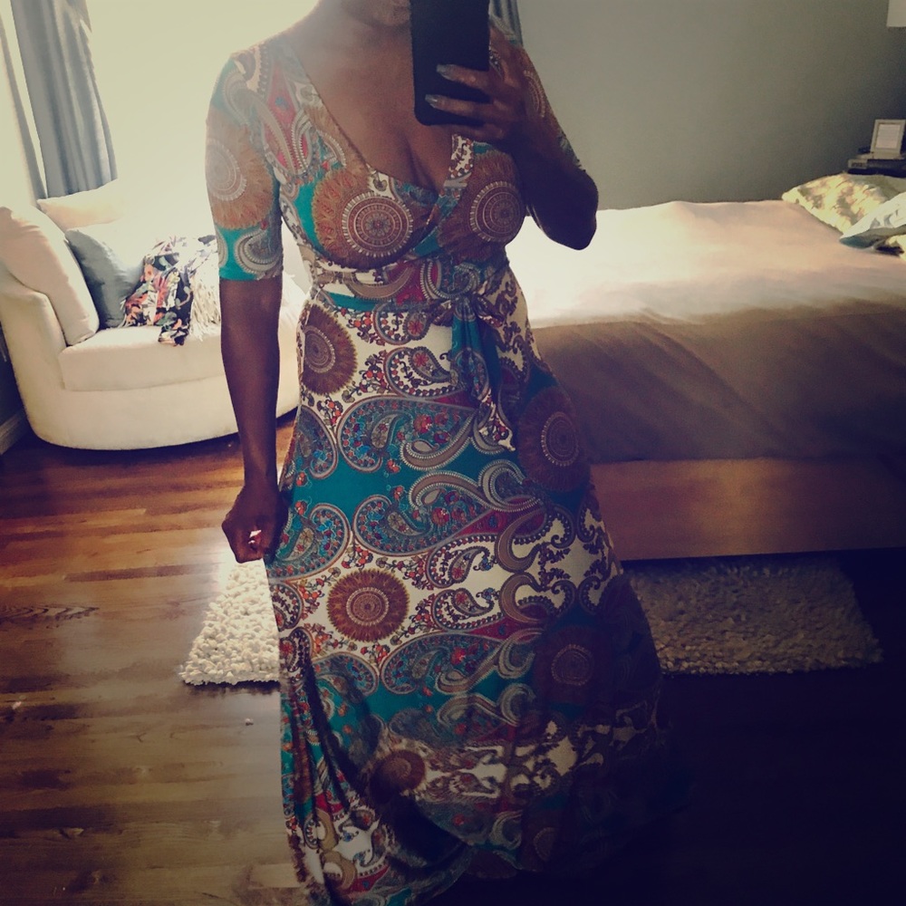 Maxi Wrap  dress 👗